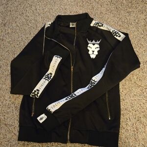 Black Society Lion Logo Men's Hoodie